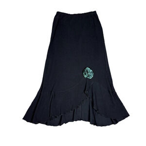 Chalet Womens Size Small Black Asymmetrical Skirt NWT